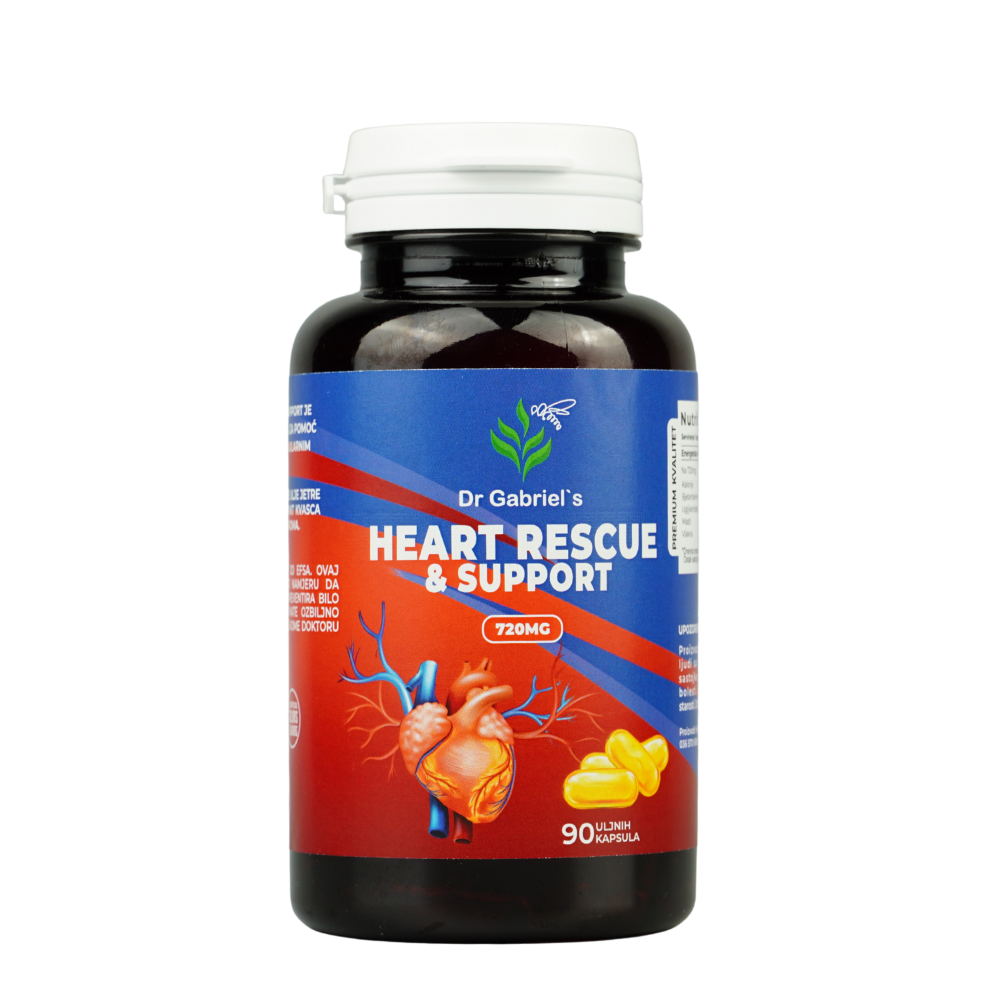 Heart Rescue & Support Capsules – 90 Vegan Caps