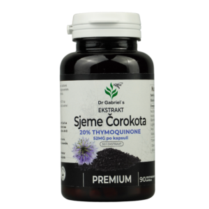 Black Seed Oil Capsules 20% Thymoquinone – 90 Vegan Caps